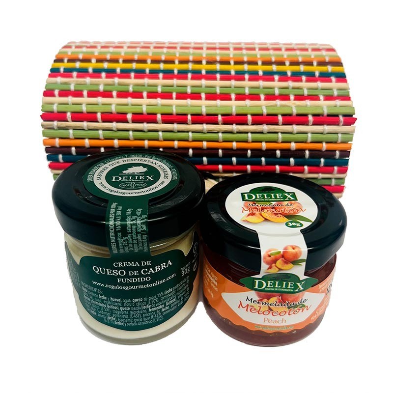 Pack coffre avec fromage et confiture Deliex