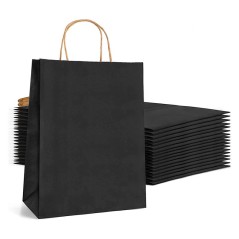 Bolsas negras medidas 32,3 x 24 x 11 cm 200 und - Regalos Gourmet Online