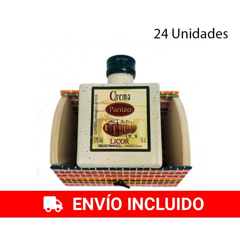 24 Baúles de colores con licor de orujo