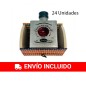 24 Baúl mini con licor caramelorujo