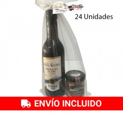 24 Vino Pata Negra Ribera del Duero con un tarrito de paté