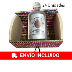 24 Miniature trunk with liquor of candy of Panizo