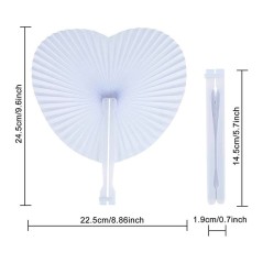 Pai Pai blanco de corazón para detalles - Regalos Gourmet Online