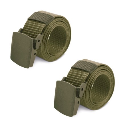 Military green belts pack of 2