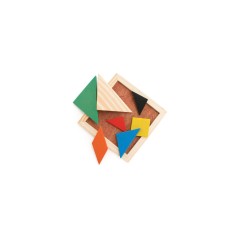 Set de 50 puzzles tangram para niños