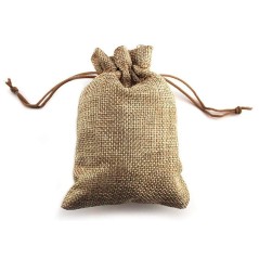 Bolsas de yute 50 unidades de 12x14 cm- Regalos Gourmet Online