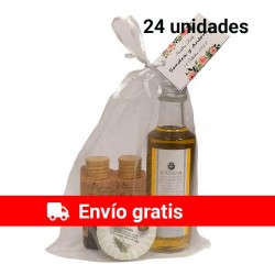 24 Wedding Kit cosmetics Gel bodymilk soap bar, olive oilil