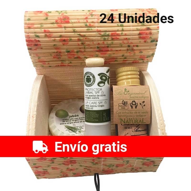 24 Olive oil cosmetics chest