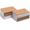 Pack de 10 libretas con tapa de cartón reciclado