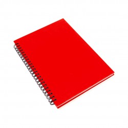 Cuadernos de  anillas color rojo formato A5