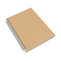 Lote de 25 cuadernos Kraft de hojas a rayas - Regalos Gourmet Online