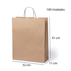 Bolsas para regalos 100 unidades 32 x 41 x 11