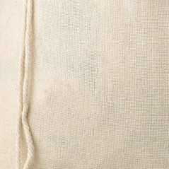 Natural beige linen bag for event favors