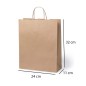 Sac en papier pour cadeaux 25x31x11 cm