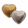 Bolsa de bombones de chocolate con forma de corazón plateado o dorado 1Kg