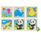 Lote 50 puzzles infantiles para niños