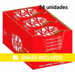 Pack de 24 kit kat sabor chocolate con leche
