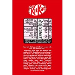 Pack de 24 kit kat sabor chocolate con leche