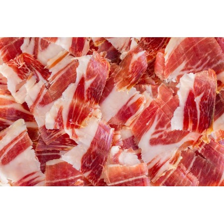 Iberian ham, fresh acorn origin denomination knife cut