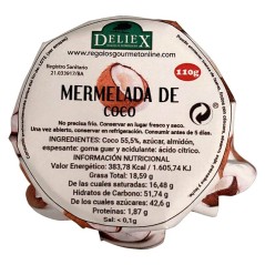 Mermelada de coco 110 gr - Regalos Gourmet Online