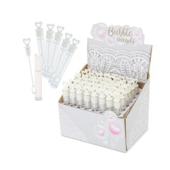 Pack of 48 white bubble wands | Regalos Gourmet Online
