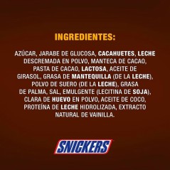 5 Snickers de chocolate y avellanas