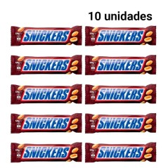 10 Snickers de chocolate y avellanas