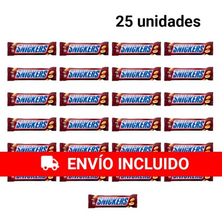 25 Snickers au chocolat et aux noisettes