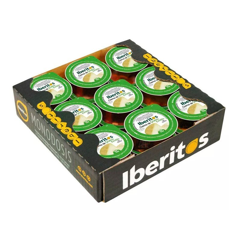 Plateau de crème de fromage de brebis "Iberitos" (25gr x 45 pcs)