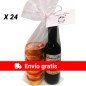 Emballage de 24 lots. Vin señorío miniature avec six pâtés deliex dans un sac biologique.