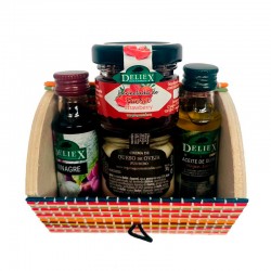 Pack by gifts with gourmet miniatures