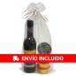 copy of Miniature wine "Señorio de los Llanos" made of plastic with four pâté