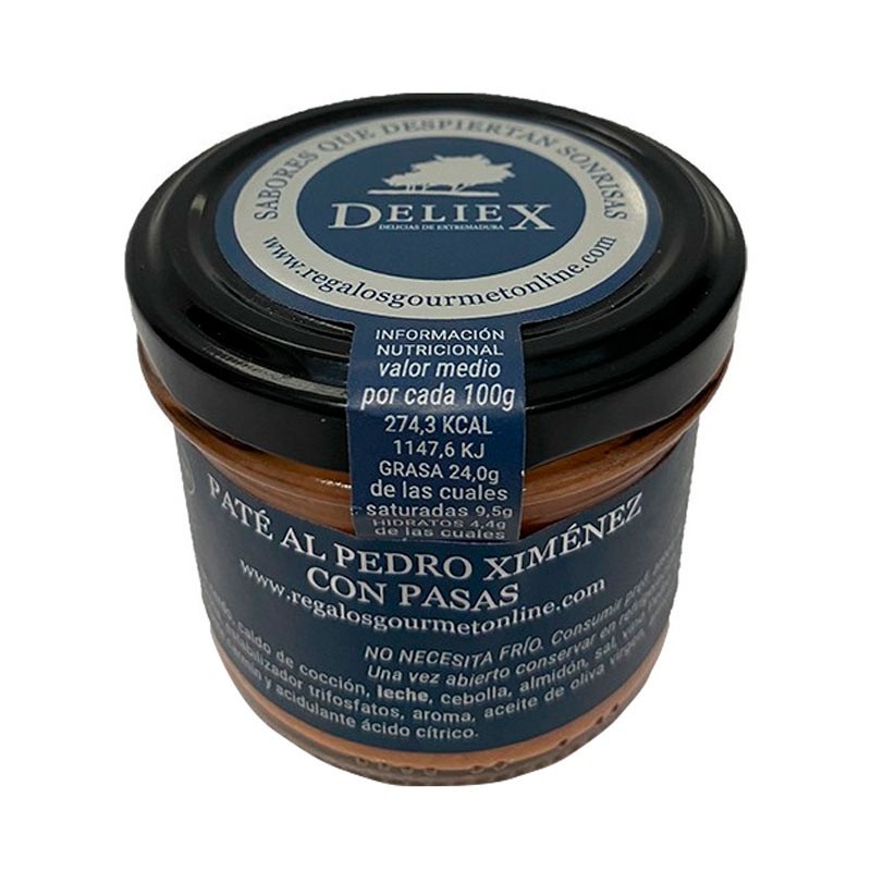 Pâté Pedro Ximenez aux raisins secs