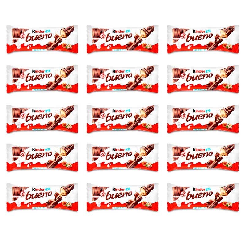15 barritas de Kinder Bueno