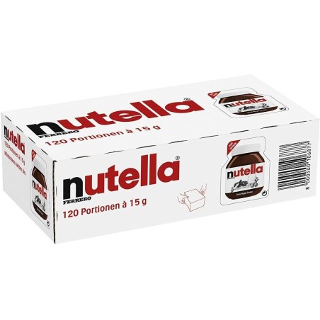 120 sachets individuels de Nutella 15 g