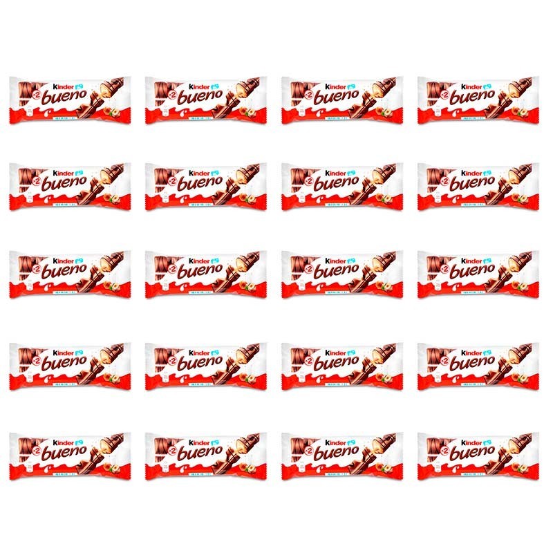 20 barritas de Kinder Bueno