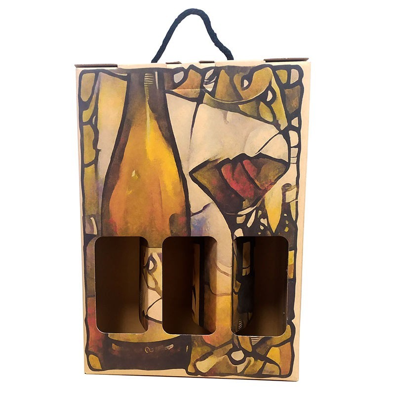 Elegant case for wines.