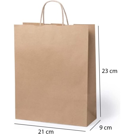 Sac cadeau en papier 22x23x9 cm