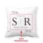 Personalized wedding cushion gift 40 x 40 cm