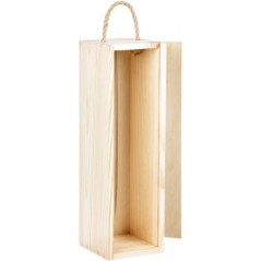 Coffret en bois personnalisé pour 1 bouteille cadeau pour frère