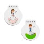 15 boy's communion notebooks + 15 girl's communion notebooks (30 units)
