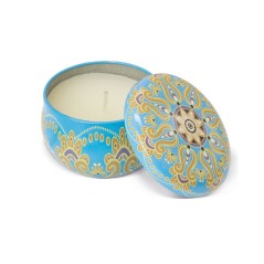 Bougie parfumée en boîte métallique et coffret individuel | Cadeaux go