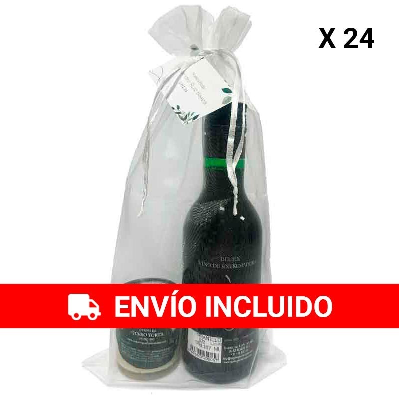 Vino Deliex con crema de torta para regalar (24ud)