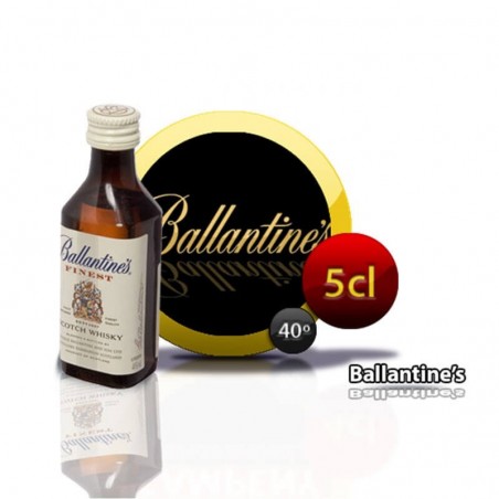 Botella miniatura whisky Ballantine's