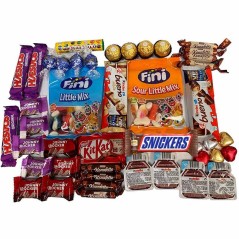 Caja de chocolates y gominolas para regalar