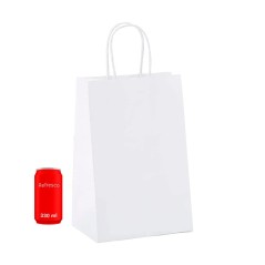 Bolsa Blanca eventos 25 x 30,5 x 11 cm - Regalos Gourmet Online