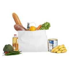 Set de 200 bolsas de papel color blanco- Regalos Gourmet Online