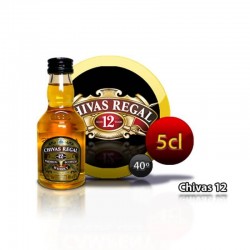 Botella miniatura whisky Chivas Regal 12 años