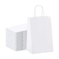 Lot de 50 sacs, 23,8 x 31,8 x 11 cm de profondeur, blancs