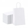 Pack de 50 bolsas 23,8 x 31,8 x 11 cm de fondo Blancas
